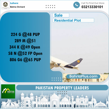 Residential Plot for Sale in Bahria Orchard, Lahore - (BP-184937)