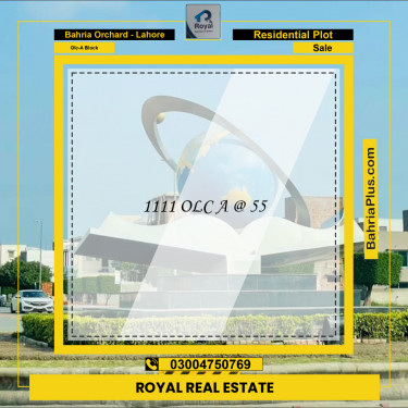 Residential Plot for Sale in OLC-A Block -  Bahria Orchard, Lahore - (BP-185136)