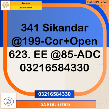 Residential Plot for Sale in Bahria Town, Lahore - (BP-185321)