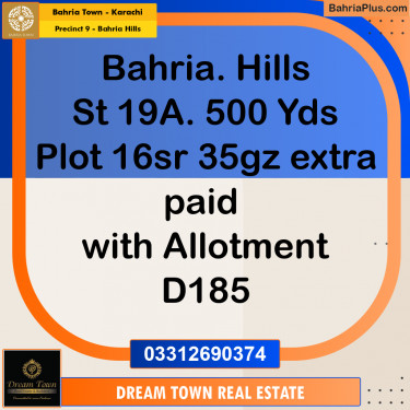 Residential Plot for Sale in Precinct 9 - Bahria Hills -  Bahria Town, Karachi - (BP-185428)