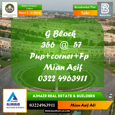 Residential Plot for Sale in Phase 2 - G Block -  Bahria Orchard, Lahore - (BP-185511)