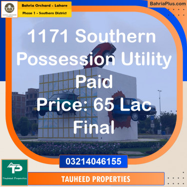 Residential Plot for Sale in Phase 1 - Southern District -  Bahria Orchard, Lahore - (BP-185961)