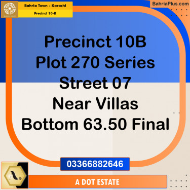 125 Sq. Yards Residential Plot for Sale in Precinct 10-B -  Bahria Town, Karachi - (BP-186107)