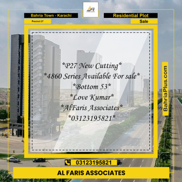 Residential Plot for Sale in Precinct 27 -  Bahria Town, Karachi - (BP-186272)
