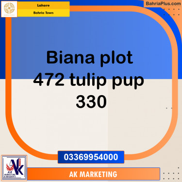 Residential Plot for Sale in Bahria Town, Lahore - (BP-186519)