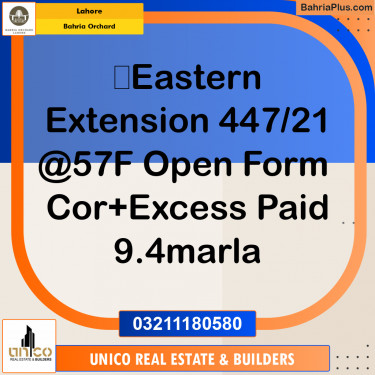 Residential Plot for Sale in Bahria Orchard, Lahore - (BP-186536)