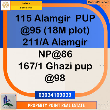Residential Plot for Sale in Bahria Town, Lahore - (BP-186608)