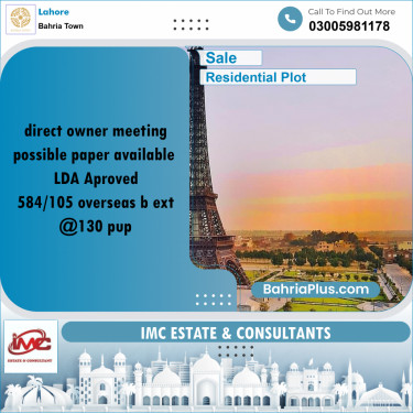 Residential Plot for Sale in Bahria Town, Lahore - (BP-186734)