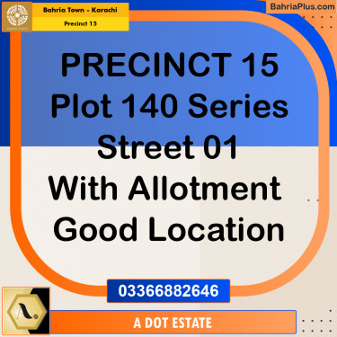 125 Sq. Yards Residential Plot for Sale in Precinct 15 -  Bahria Town, Karachi - (BP-186889)