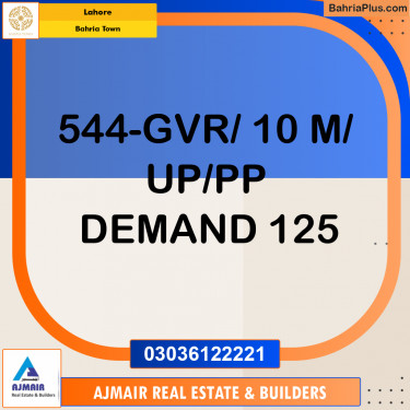 Residential Plot for Sale in Bahria Town, Lahore - (BP-187096)