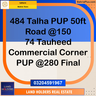 Residential Plot for Sale in Bahria Town, Lahore - (BP-187146)