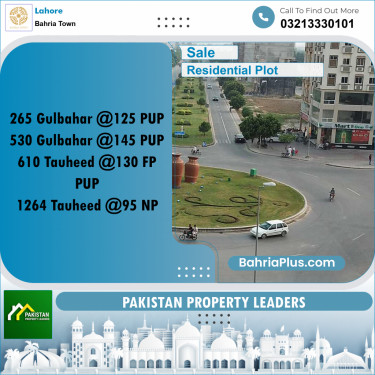 Residential Plot for Sale in Bahria Town, Lahore - (BP-187242)