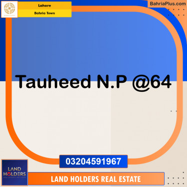 Residential Plot for Sale in Bahria Town, Lahore - (BP-187347)