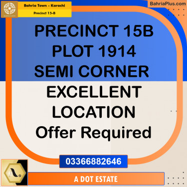 125 Sq. Yards Residential Plot for Sale in Precinct 15-B -  Bahria Town, Karachi - (BP-187416)