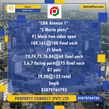 Residential Plot for Sale in Bahria Town, Lahore - (BP-187803)