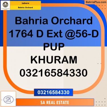 Residential Plot for Sale in Bahria Orchard, Lahore - (BP-187900)