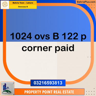 Residential Plot for Sale in Overseas B -  Bahria Town, Lahore - (BP-187951)