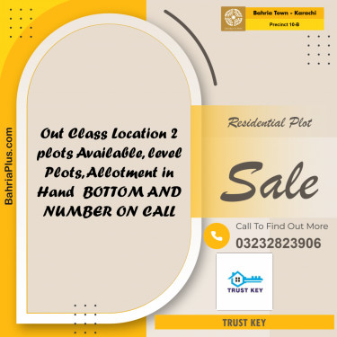 125 Sq. Yards Residential Plot for Sale in Precinct 10-B -  Bahria Town, Karachi - (BP-188161)