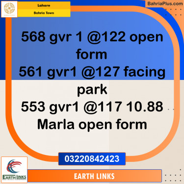 Residential Plot for Sale in Bahria Town, Lahore - (BP-188476)