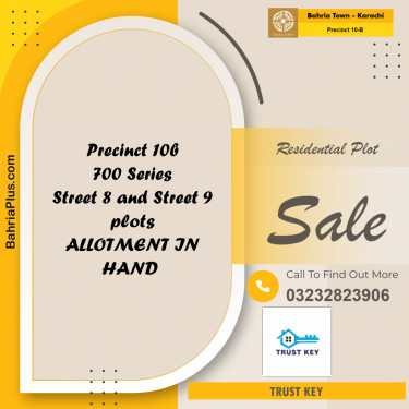 125 Sq. Yards Residential Plot for Sale in Precinct 10-B -  Bahria Town, Karachi - (BP-188582)