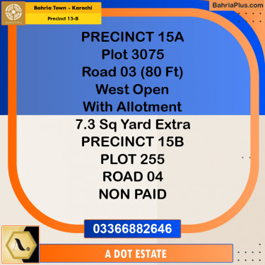 125 Sq. Yards Residential Plot for Sale in Precinct 15-B -  Bahria Town, Karachi - (BP-188748)