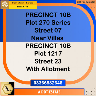 125 Sq. Yards Residential Plot for Sale in Precinct 10-B -  Bahria Town, Karachi - (BP-188749)