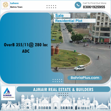 Residential Plot for Sale in Bahria Town, Lahore - (BP-188867)
