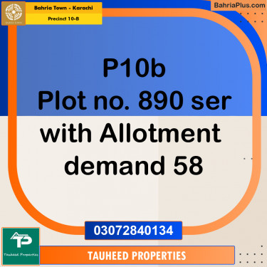 125 Sq. Yards Residential Plot for Sale in Precinct 10-B -  Bahria Town, Karachi - (BP-188888)