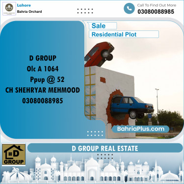 Residential Plot for Sale in Bahria Orchard, Lahore - (BP-188921)