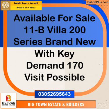 Residential Plot for Sale in Precinct 11-A Villas -  Bahria Town, Karachi - (BP-189128)
