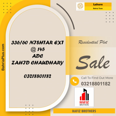 Residential Plot for Sale in Bahria Town, Lahore - (BP-189139)