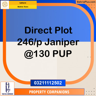 Residential Plot for Sale in Bahria Town, Lahore - (BP-189492)
