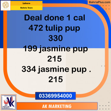 Residential Plot for Sale in Bahria Town, Lahore - (BP-189553)