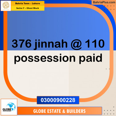 Residential Plot for Sale in Sector F - Ghazi Block -  Bahria Town, Lahore - (BP-189746)