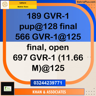 Residential Plot for Sale in Bahria Town, Lahore - (BP-189748)