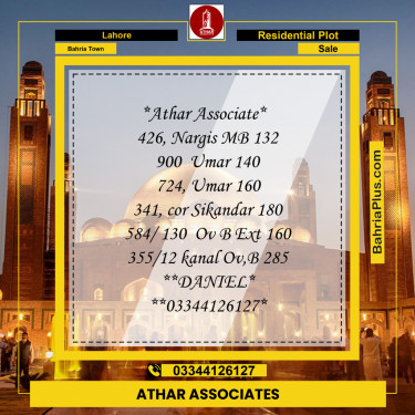 Residential Plot for Sale in Bahria Town, Lahore - (BP-189757)
