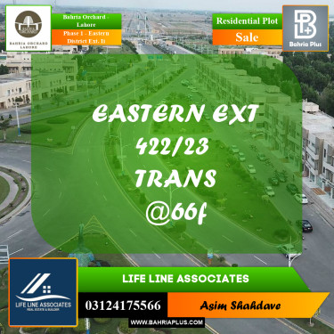 Residential Plot for Sale in Phase 1 - Eastern District Ext. II -  Bahria Orchard, Lahore - (BP-189768)
