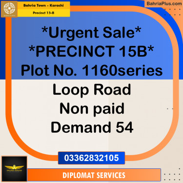125 Sq. Yards Residential Plot for Sale in Precinct 15-B -  Bahria Town, Karachi - (BP-189874)