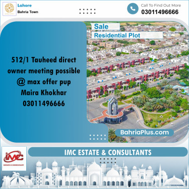 Residential Plot for Sale in Bahria Town, Lahore - (BP-189908)
