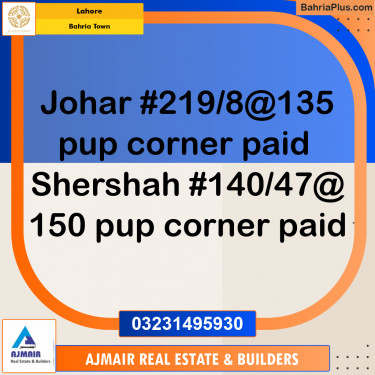 Residential Plot for Sale in Bahria Town, Lahore - (BP-189951)