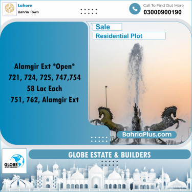 Residential Plot for Sale in Bahria Town, Lahore - (BP-190480)