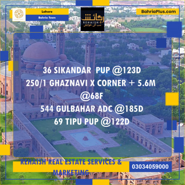 Residential Plot for Sale in Bahria Town, Lahore - (BP-190741)