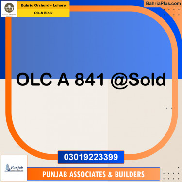 Residential Plot for Sale in OLC-A Block -  Bahria Orchard, Lahore - (BP-190875)
