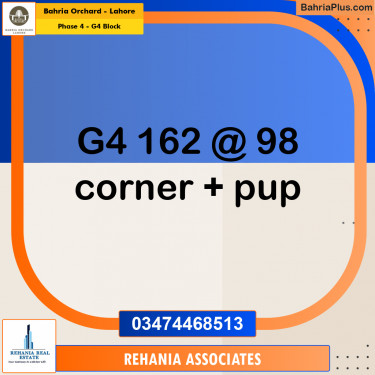 Residential Plot for Sale in Phase 4 - G4 Block -  Bahria Orchard, Lahore - (BP-191033)