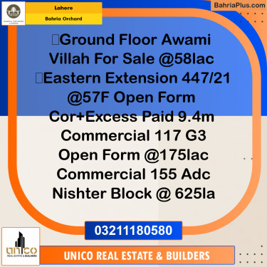Commercial Plot for Sale in Bahria Orchard, Lahore - (BP-191337)