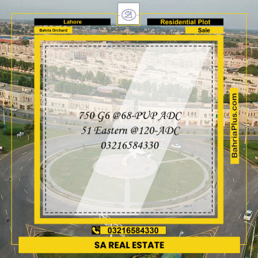Residential Plot for Sale in Bahria Orchard, Lahore - (BP-191360)