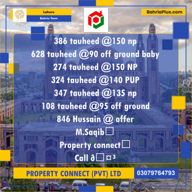 Residential Plot for Sale in Bahria Town, Lahore - (BP-191380)