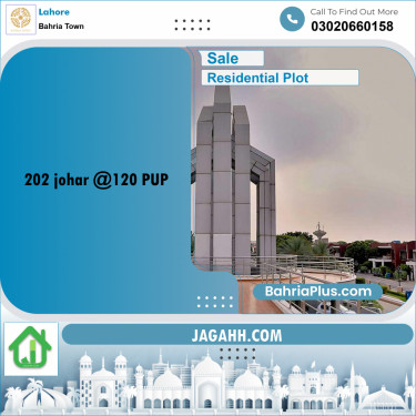 Residential Plot for Sale in Bahria Town, Lahore - (BP-191419)