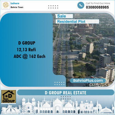 Residential Plot for Sale in Bahria Town, Lahore - (BP-191802)