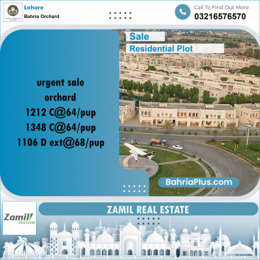 Residential Plot for Sale in Bahria Orchard, Lahore - (BP-191806)